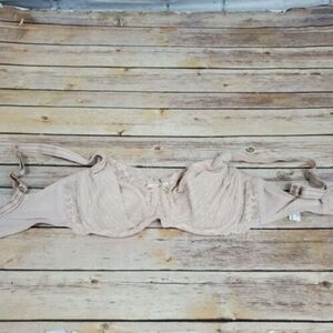 Chantelle rive gauche bra 32810 Full Coverage Unlined Nude Size 32 DDDD